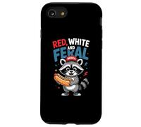 Carcasa para iPhone SE (2020) / 7/8 Red White and Feral T