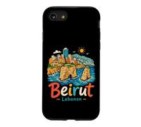 Carcasa para iPhone SE (2020) / 7/8 Regalo de Recuerdo de Viaje Dibujado a Mano Beirut Líbano