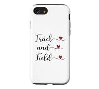 Carcasa para iPhone SE (2020) / 7/8 Regalo tipográfico manuscrito con corazón de Pista y Campo