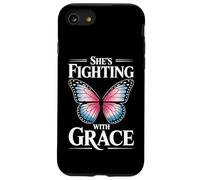 Carcasa para iPhone SE (2020) / 7/8 Regalos de concientización sobre el cáncer de Mama Fighting with Grace para Mujeres