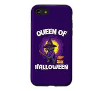 Carcasa para iPhone SE (2020) / 7/8 Reina de Halloween Funny Black Cat Witch