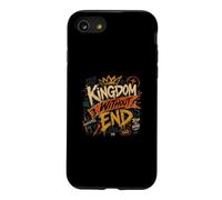 Carcasa para iPhone SE (2020) / 7/8 Reino sin Fin Jesús es el Rey fe Cristiana
