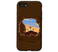 Carcasa para iPhone SE (2020) / 7/8 Resurrection Sunday Cross of Jesus Christ Empty Tomb Faith