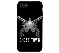 Carcasa para iPhone SE (2020) / 7/8 Revólveres Ghost Town Western Vintage Cowboy Outlaw