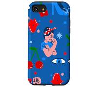 Carcasa para iPhone SE (2020) / 7/8 Rosie The Riveter Rockabilly caprichoso Vintage Feminista ww2