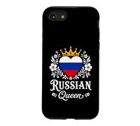 Carcasa para iPhone SE (2020) / 7/8 Russian Queen Russia Flag Proud Russian Woman