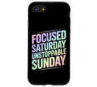 Carcasa para iPhone SE (2020) / 7/8 Sabado enfocado Motivación Dominical imparable