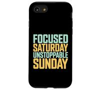 Carcasa para iPhone SE (2020) / 7/8 Sabado enfocado Motivación Dominical imparable