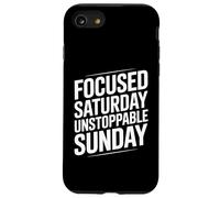 Carcasa para iPhone SE (2020) / 7/8 Sabado enfocado Motivación Dominical imparable