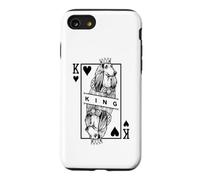 Carcasa para iPhone SE (2020) / 7/8 Sabueso Afgano Rey De Corazones Divertido Amante De Perros Tazi Pop Art