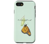 Carcasa para iPhone SE (2020) / 7/8 Salmo 1388 Mariposa Fe Cristiana Escritura Religioso