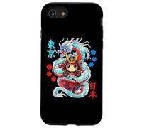 Carcasa para iPhone SE (2020) / 7/8 Samurai de Anime Kawaii Protegido por dragón japonés