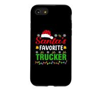 Carcasa para iPhone SE (2020) / 7/8 Santa's Favorite Trucker Funny Christmas Trucker Xmas