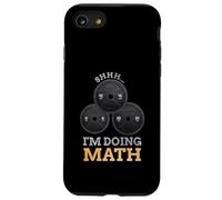 Carcasa para iPhone SE (2020) / 7/8 Shhh I'm Doing Matemáticas Fitness Levantamiento de Pesas Entrenamiento de Entrenamiento