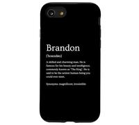Carcasa para iPhone SE (2020) / 7/8 Significado del Nombre Divertido Brandon - Brandon Nombre Personalizado