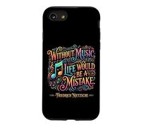 Carcasa para iPhone SE (2020) / 7/8 Sin música, la Vida sería un Error Friedrich Nietzsche