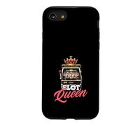 Carcasa para iPhone SE (2020) / 7/8 Slot Queen Casino Gambling Jackpot Ganador Vegas Machine