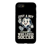 Carcasa para iPhone SE (2020) / 7/8 Solo un niño Que ama el balón de Dibujos Animados de fútbol