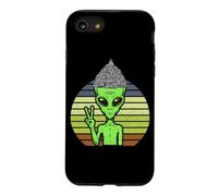 Carcasa para iPhone SE (2020) / 7/8 Sombrero de Aluminio Alien Peace Sign, Alien Conspiracy Theory