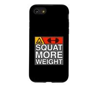 Carcasa para iPhone SE (2020) / 7/8 Squat More Weight Powerlifting Gym Workout
