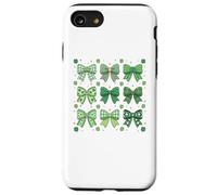 Carcasa para iPhone SE (2020) / 7/8 St Patrick’s Day Green Shamrock Bow Coquette St Patricks Day