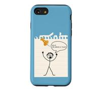 Carcasa para iPhone SE (2020) / 7/8 Stick Figure Under A Tack Funny Stick Hombre Oficina Regalo