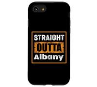 Carcasa para iPhone SE (2020) / 7/8 Straight Outta Albany New York USA Retro Envejecido Vintage