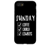 Carcasa para iPhone SE (2020) / 7/8 Sunday Coffee Iglesia Cowboys Divertido Regalo del Día de la Madre para Mamás