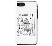 Carcasa para iPhone SE (2020) / 7/8 Taco de Mesa de Jugador de Billar Deportivo Divertido Vintage con Estampado de Patente