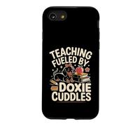 Carcasa para iPhone SE (2020) / 7/8 Teaching Fueled by Doxie Cuddles profe teckel Escuela
