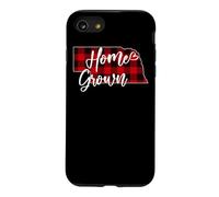 Carcasa para iPhone SE (2020) / 7/8 Tela Escocesa roja cultivada en casa de Nebraska Buffalo NE State Love