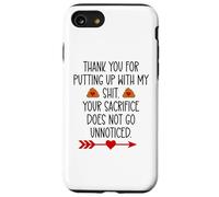 Carcasa para iPhone SE (2020) / 7/8 Thank You for Putting Up with My Shit Work Funny Coworker