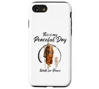 Carcasa para iPhone SE (2020) / 7/8 This Is My Peaceful Day - Walk for Peace Monks & Aloka Dog