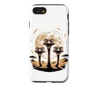 Carcasa para iPhone SE (2020) / 7/8 Three Ostrich Moon Big Bird Parody Safari
