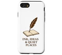 Carcasa para iPhone SE (2020) / 7/8 Tinta, Ideas y Lugares tranquilos: Libro de Pluma de Pluma