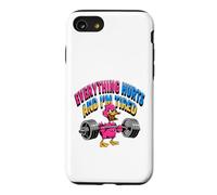 Carcasa para iPhone SE (2020) / 7/8 Todo me Duele, Estoy Cansado, Divertido Pato de Gimnasio