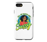 Carcasa para iPhone SE (2020) / 7/8 Todos mis Pantalones para Mujeres Negras Son atrevidos y Divertidos, Melanin Girl Magic