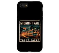 Carcasa para iPhone SE (2020) / 7/8 Tokio Japón Midnight Train Vintage Rail Otaku Fan Souvenir