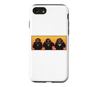 Carcasa para iPhone SE (2020) / 7/8 Tres sabios Monos Hipster oyen, Hablan y no Ven el Mal