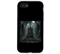 Carcasa para iPhone SE (2020) / 7/8 Trono Gótico Arruinado Fantasía Oscuro Diseño Catedral