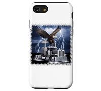 Carcasa para iPhone SE (2020) / 7/8 Truck Driver Trucker Camiseta Hombre Papá Big Rig American