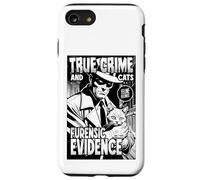 Carcasa para iPhone SE (2020) / 7/8 True Crime and Cats Furensic Evidence Funny Cat Lover Dueño