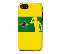 Carcasa para iPhone SE (2020) / 7/8 USA World Football 26 - Bandera de campeón de Equipo de Brasil