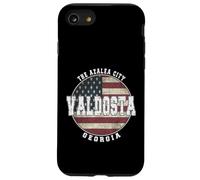 Carcasa para iPhone SE (2020) / 7/8 Valdosta Georgia, Bandera Americana Vintage