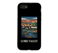Carcasa para iPhone SE (2020) / 7/8 Valle del Loira Francia Castillo Viñedo Arte de Viaje