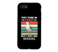 Carcasa para iPhone SE (2020) / 7/8 Vintage Ellos piensan Que Estoy Loco Pero me Gustan Las gaviotas Amante