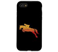 Carcasa para iPhone SE (2020) / 7/8 Vintage Horse Rider Girl 80s Hunter Jumper