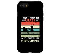 Carcasa para iPhone SE (2020) / 7/8 Vintage Piensan Que Estoy Loco, Pero me Gusta la fotografía