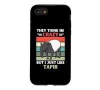 Carcasa para iPhone SE (2020) / 7/8 Vintage Piensan Que Estoy Loco Pero Me Gusta Tapir Lover