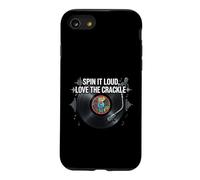 Carcasa para iPhone SE (2020) / 7/8 Vinyl Record Collector Spin It Loud Love The Crackle